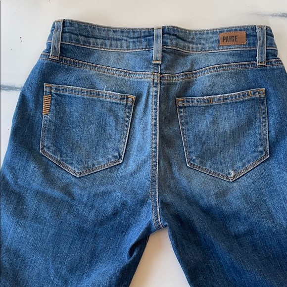 PAIGE Carter slim, Amanda Destructed jeans - Picture 4 of 11